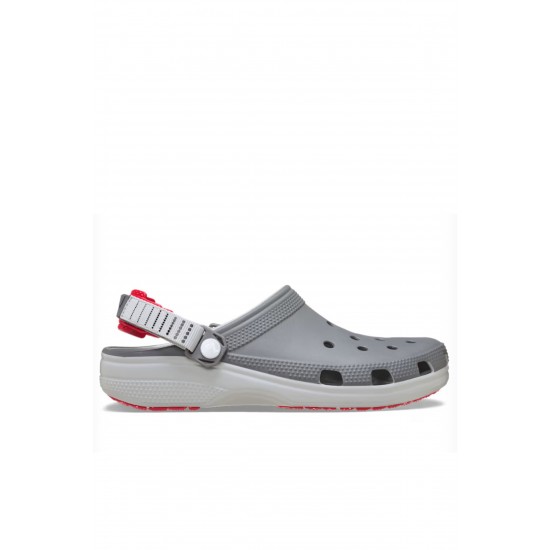 Crocs Classic Turbo Clog Erkek Sabo Terlik Gri