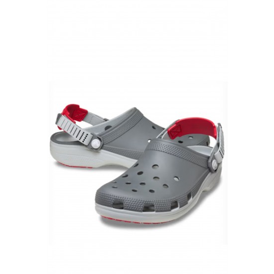 Crocs Classic Turbo Clog Erkek Sabo Terlik Gri