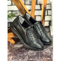 Ghattix E18 Günlük Hafif Mevsimlik Rahat Kadın Anne Ayakkabı Siyah