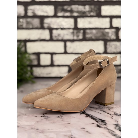 Ghattix B05 Stiletto Topuklu Zarif Şık Kadın Ayakkabı Bej Ghattix B05 Stiletto Topuklu Zarif Şık Kadın Ayakkabı Bej