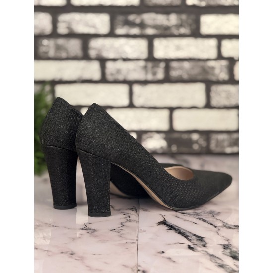 Ghattix B06 Stiletto Topuklu Zarif Şık Kadın Ayakkabı Siyah Ghattix B06 Stiletto Topuklu Zarif Şık Kadın Ayakkabı Siyah