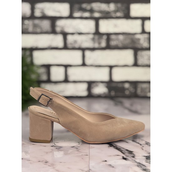 Ghattix B15 Stiletto Topuklu Zarif Şık Kadın Ayakkabı Bej Ghattix B15 Stiletto Topuklu Zarif Şık Kadın Ayakkabı Bej