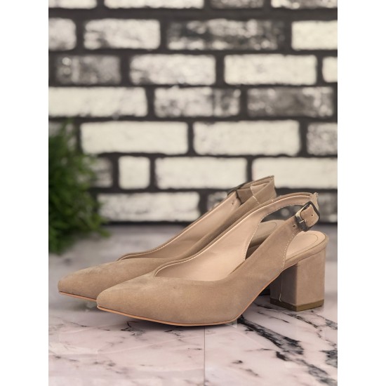 Ghattix B15 Stiletto Topuklu Zarif Şık Kadın Ayakkabı Bej Ghattix B15 Stiletto Topuklu Zarif Şık Kadın Ayakkabı Bej