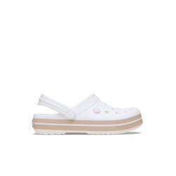 Crocs Crocband Günlük Unisex Terlik Beyaz Pembe
