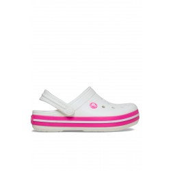 Crocs Crocband Clog K Çocuk Sabo Terlik Beyaz Pembe Crocs Crocband Clog K Çocuk Sabo Terlik Beyaz Pembe