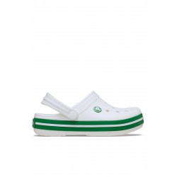 Crocs Crocband Clok K Çocuk Sabo Terlik Beyaz Gri Crocs Crocband Clok K Çocuk Sabo Terlik Beyaz Gri