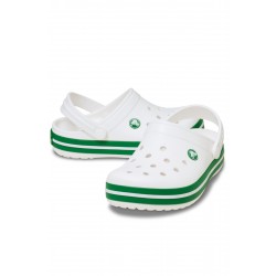 Crocs Crocband Clok K Çocuk Sabo Terlik Beyaz Gri Crocs Crocband Clok K Çocuk Sabo Terlik Beyaz Gri