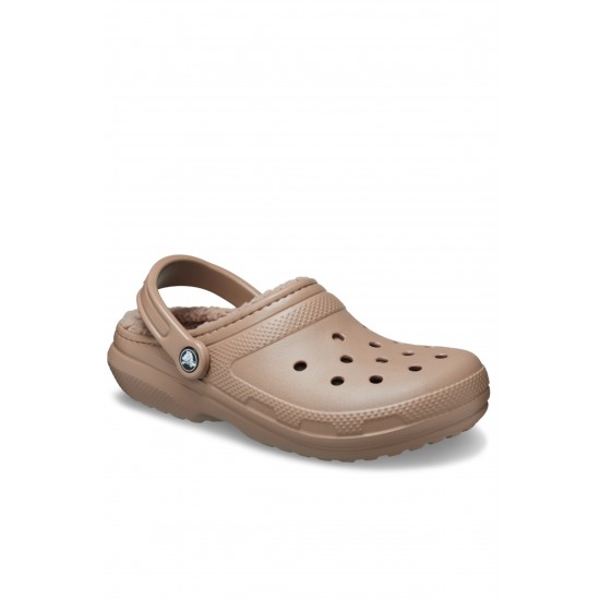 Crocs Classic Lined Clog Erkek Sabo Terlik Latte