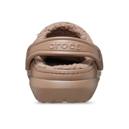 Crocs Classic Lined Clog Erkek Sabo Terlik Latte