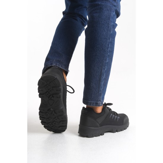 Ayakkabix Erkek Günlük Trekking Ayakkabı Siyah