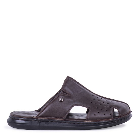 Pierre Cardin 5110 Günlük Erkek Hakiki Deri Terlik Hac Umre