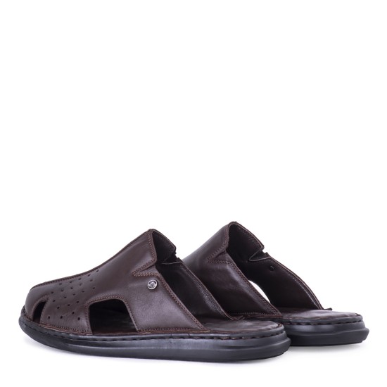 Pierre Cardin 5110 Günlük Erkek Hakiki Deri Terlik Hac Umre