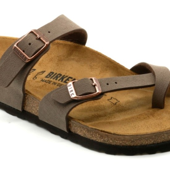 Birkenstock Mayari Hakiki Deri Parmak Arası Kadın Terlik
