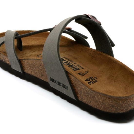 Birkenstock Mayari Hakiki Deri Parmak Arası Kadın Terlik