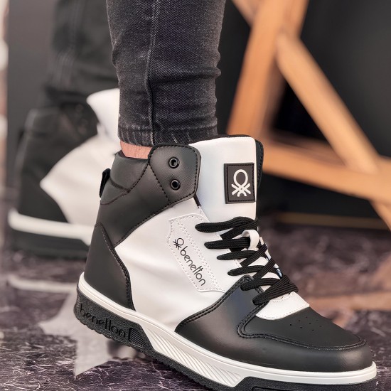 Benetton 31087 Erkek Günlük Boğazlı Sneaker Ayakkabı