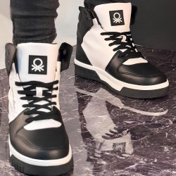 Benetton 31087 Erkek Günlük Boğazlı Sneaker Ayakkabı