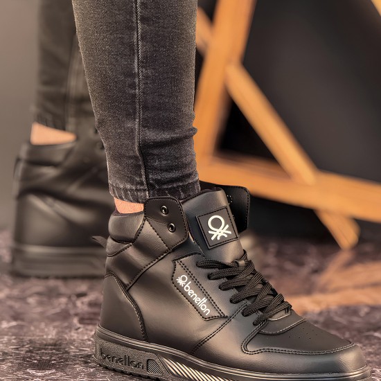 Benetton 31087 Erkek Günlük Boğazlı Sneaker Ayakkabı