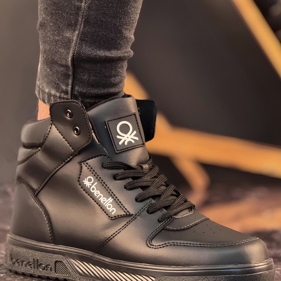Benetton 31087 Erkek Günlük Boğazlı Sneaker Ayakkabı