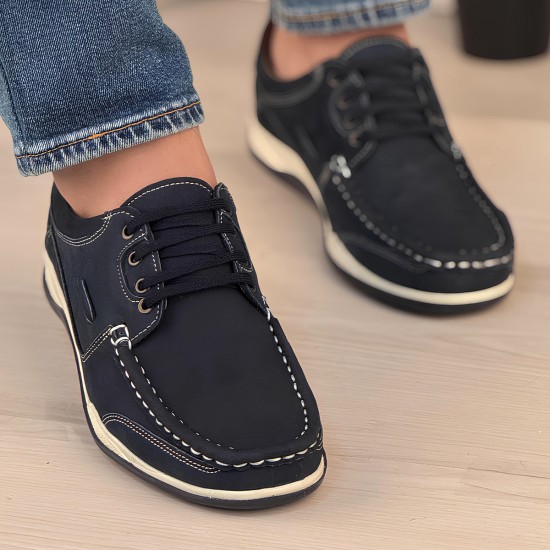 Ayakkabix Tems Hakiki Deri Yazlık Erkek Ayakkabı