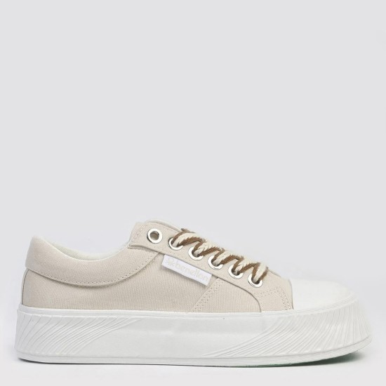 Benetton 10097 Kadın Günlük Yüksek Taban Sneaker Ayakkabı