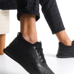 Ghattix 027 Erkek Hakiki Deri Lastikli Ayakkabı