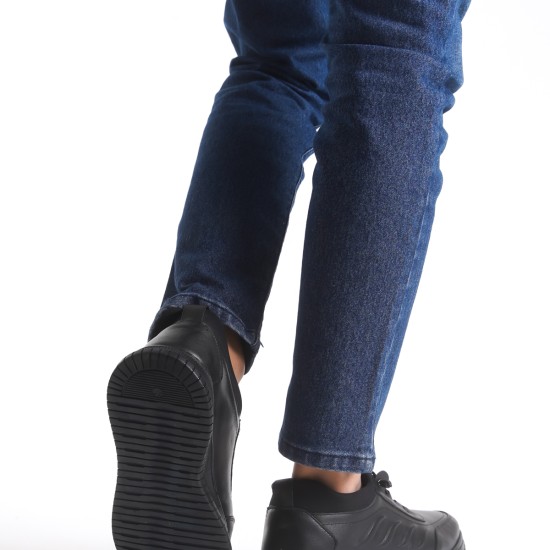 Ghattix 027 Erkek Hakiki Deri Lastikli Ayakkabı