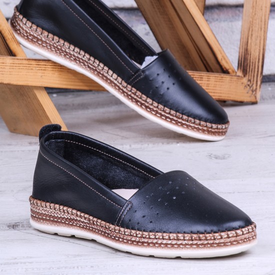 Ghattix Herna Hakiki Deri Babet Kadın Ayakkabı