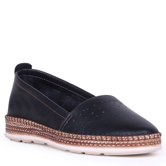 Ghattix Herna Hakiki Deri Babet Kadın Ayakkabı