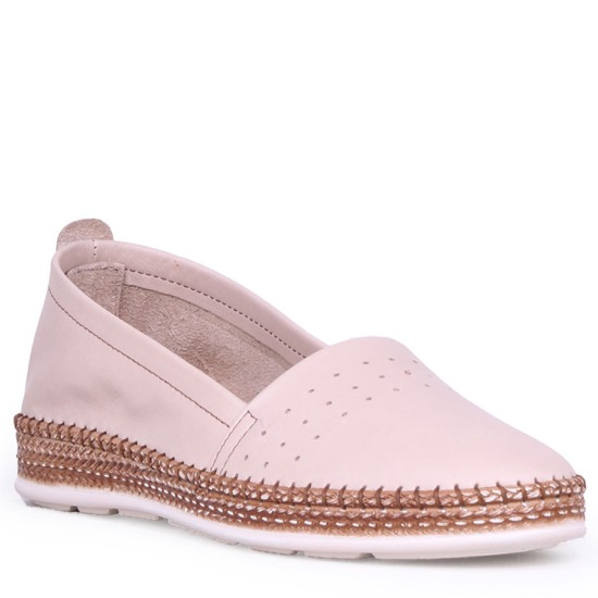 Ghattix Herna Hakiki Deri Babet Kadın Ayakkabı