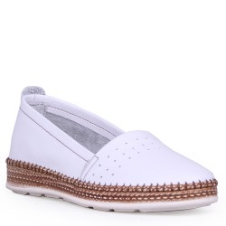 Ghattix Herna Hakiki Deri Babet Kadın Ayakkabı