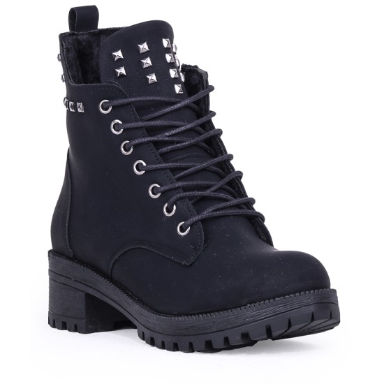 Ghattix Pule Kışlık Kaymaz Taban Kadın Düz Bot Az Topuklu