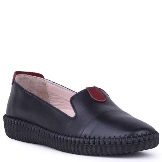 Ghattix Feraz Hakiki Deri Babet Kadın Ayakkabı