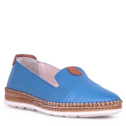 Ghattix Feraz Hakiki Deri Babet Kadın Ayakkabı