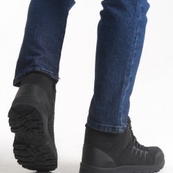 Ghattix Kışlık Fermuarlı Erkek İçi Tüylü Bot