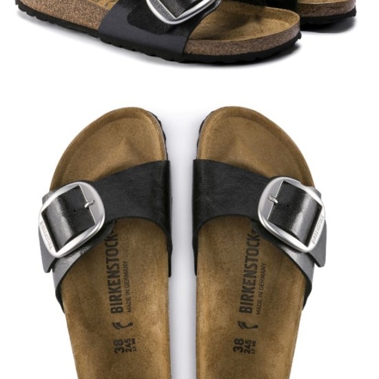 Birkenstock Madrid Tek Toka Hakiki Deri Kadın Terlik