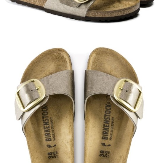 Birkenstock Madrid Tek Toka Hakiki Deri Kadın Terlik