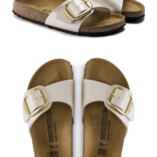 Birkenstock Madrid Tek Toka Hakiki Deri Kadın Terlik