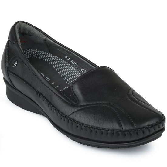 Forelli 57-306 Hakiki Deri Ortopedik Kadın Ayakkabı