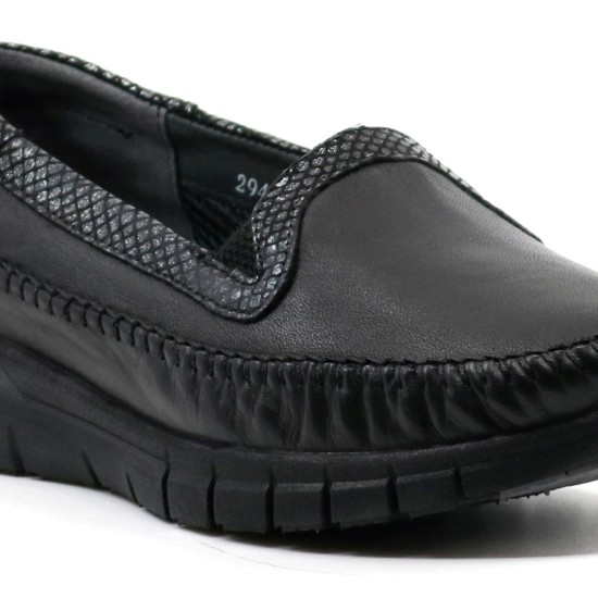 Forelli 29423 Hakiki Deri Ortopedik Kadın Ayakkabı