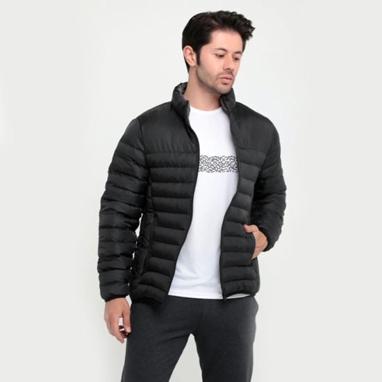 Slazenger 4K Boss Kışlık Fermuarlı Erkek Şişme Mont