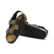 Birkenstock Milano Bf Hakiki Deri İki Tokalı Terlik Sandalet