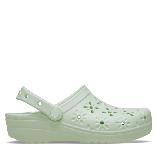 Crocs Classic Floral Cut Out Clog Kadın Terlik