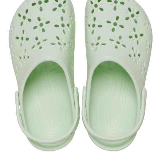 Crocs Classic Floral Cut Out Clog Kadın Terlik