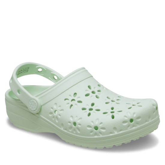 Crocs Classic Floral Cut Out Clog Kadın Terlik