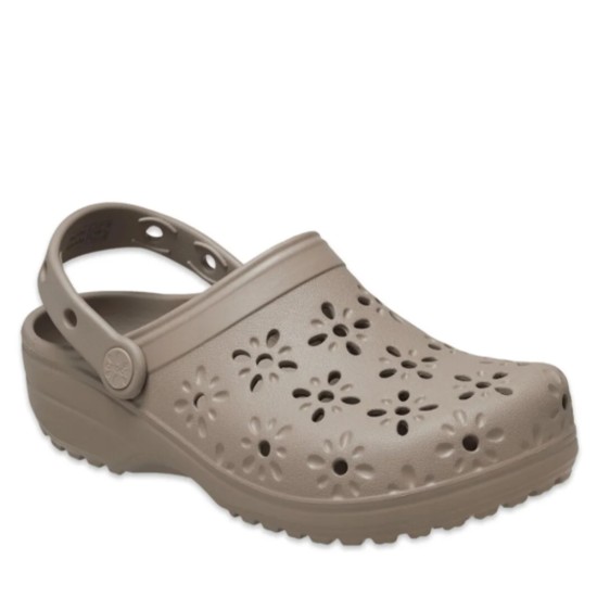 Crocs Classic Floral Cut Out Clog Kadın Terlik