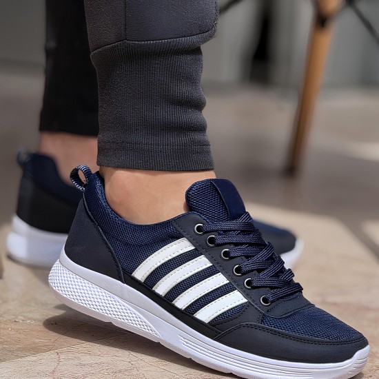 Ghattix 4 Çizgili Erkek Sneaker Ayakkabı